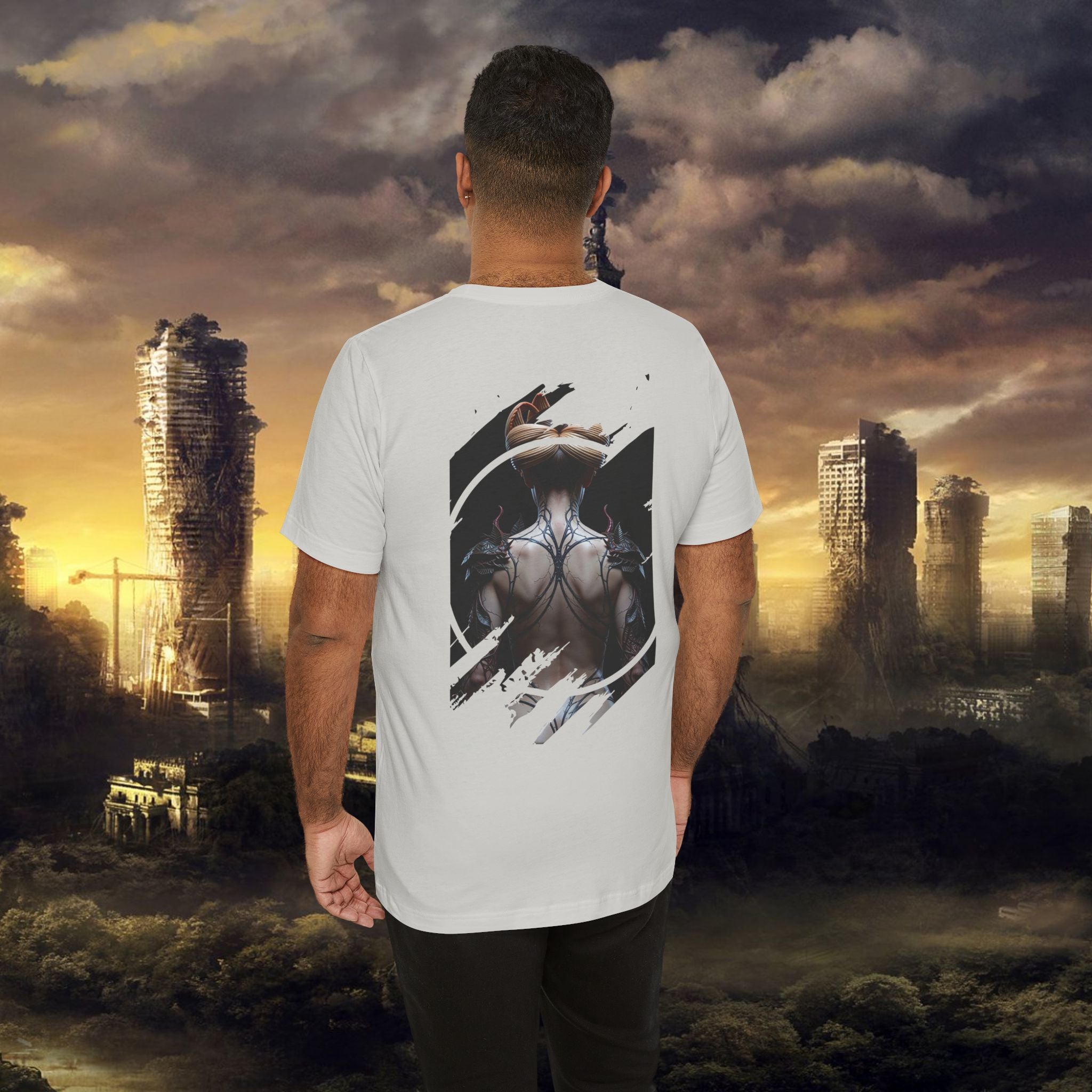 Dark Sorceress T‑Shirt — Fantasy Magic Witch Tee with Fiery Heart - Alexia Ashford