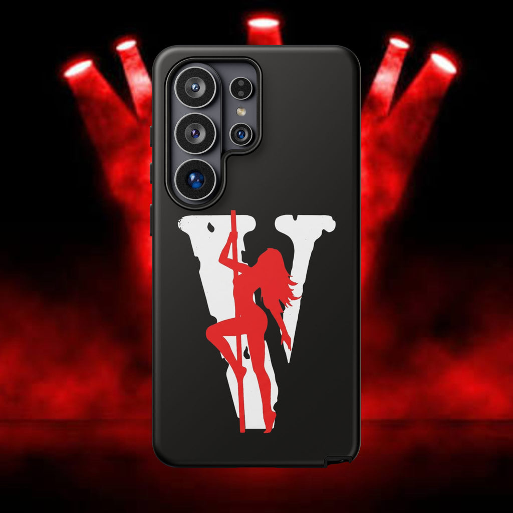 Phone Case — 'V' Silhouette Pole Dancer Graphic Tough Case