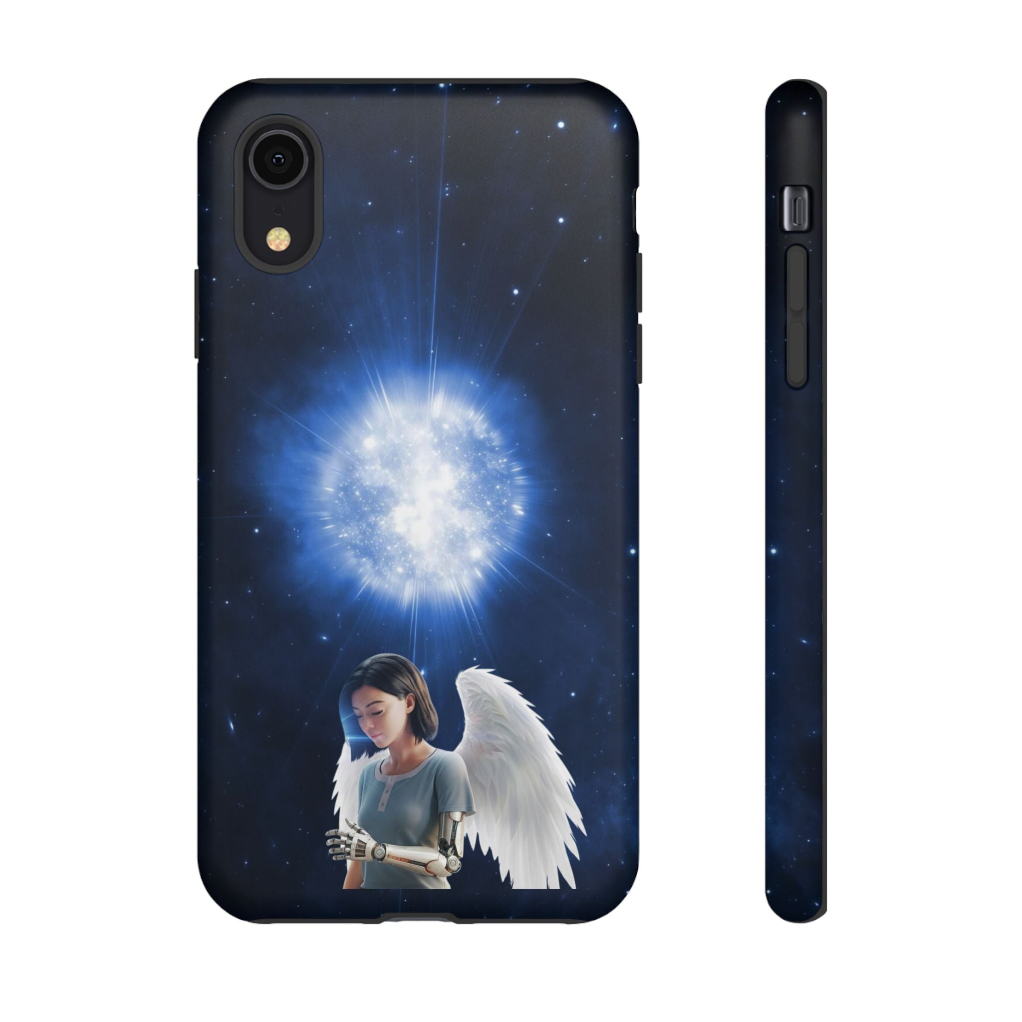 Angel Wings Galaxy Phone Case — Cosmic Light Protective Case ALITA BATTLE ANGEL