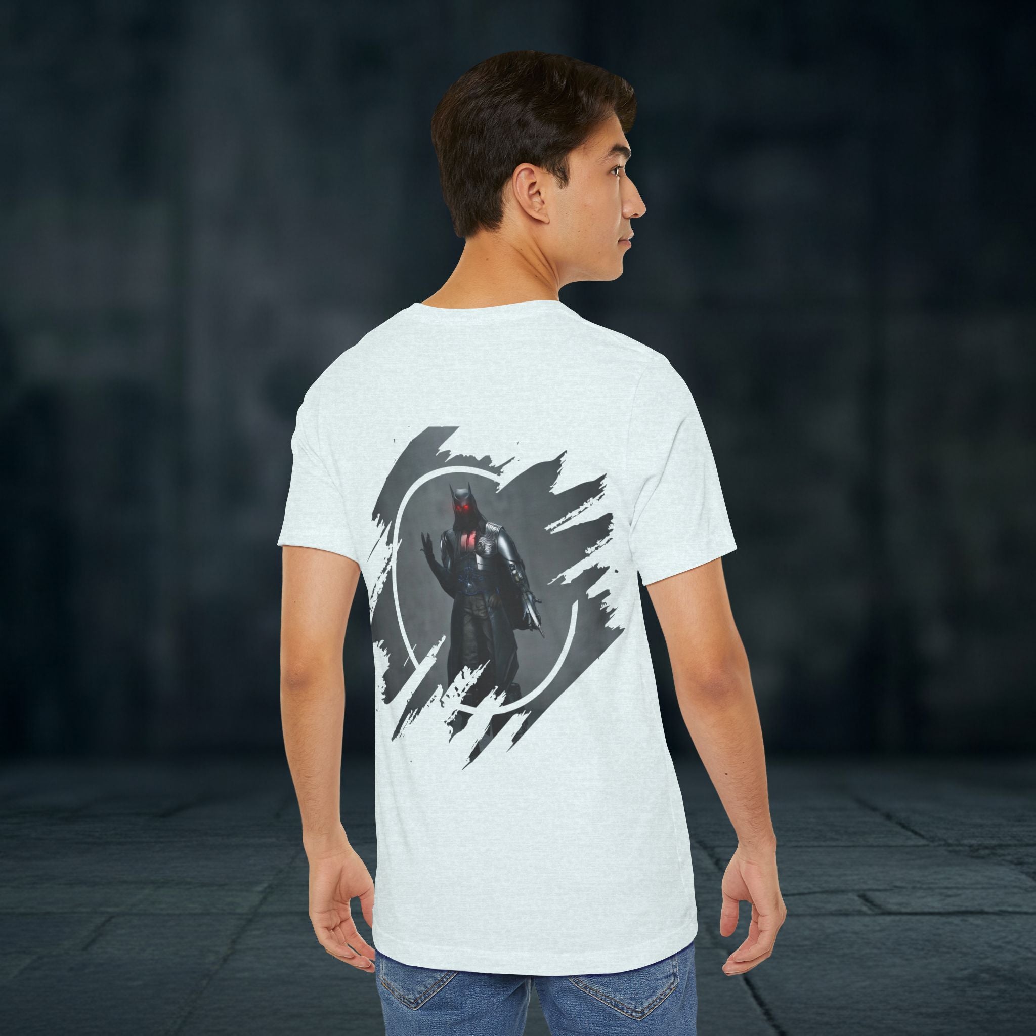 My Creed Graphic Tee — Dark Knight Sci‑Fi Illustration T‑Shirt
