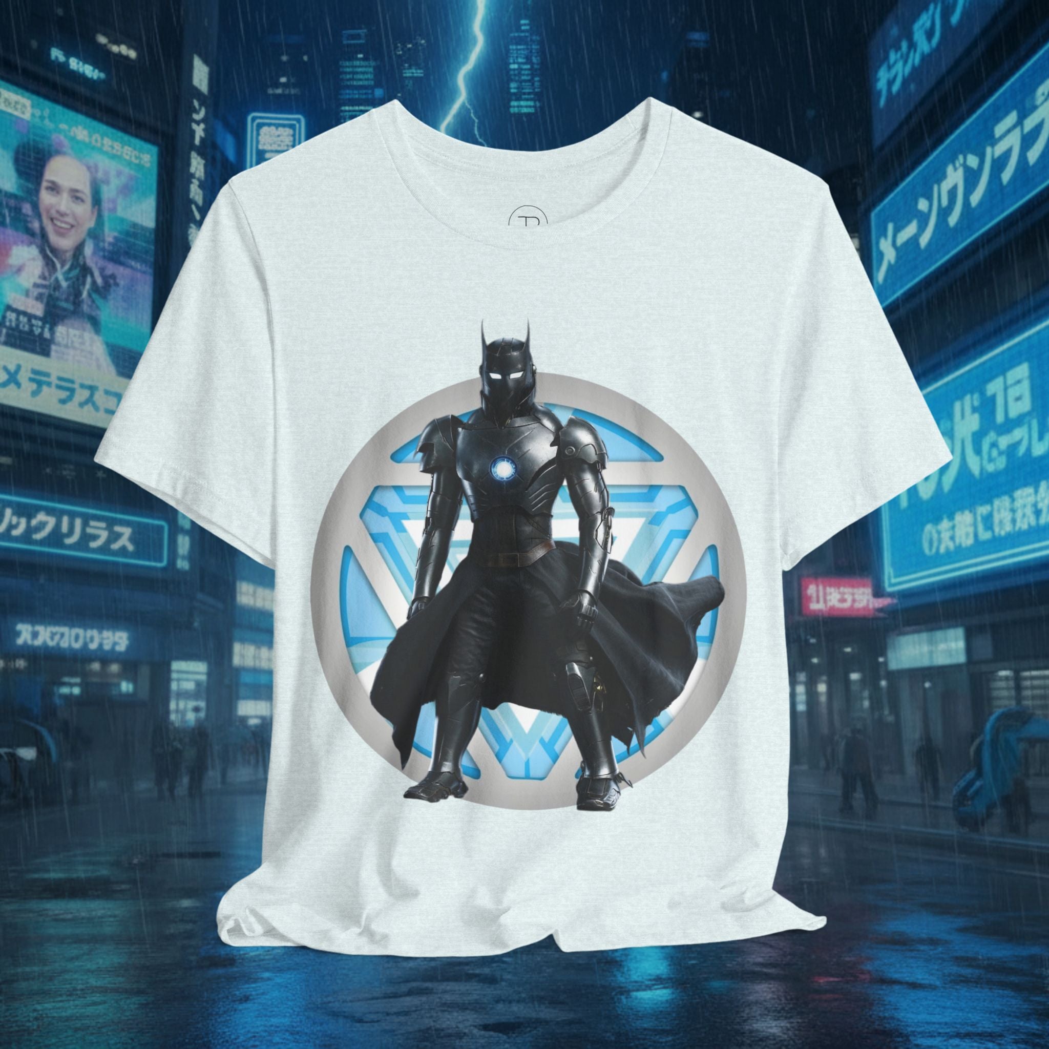 Batman Armor Graphic Tee – Futuristic Superhero T-Shirt - IRONMAN