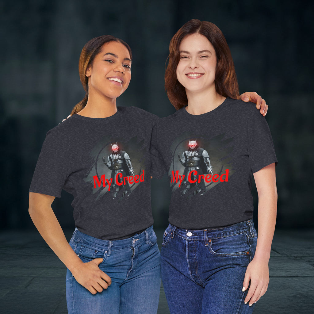 My Creed T-Shirt — Dark Knight Sci‑Fi Graphic Tee