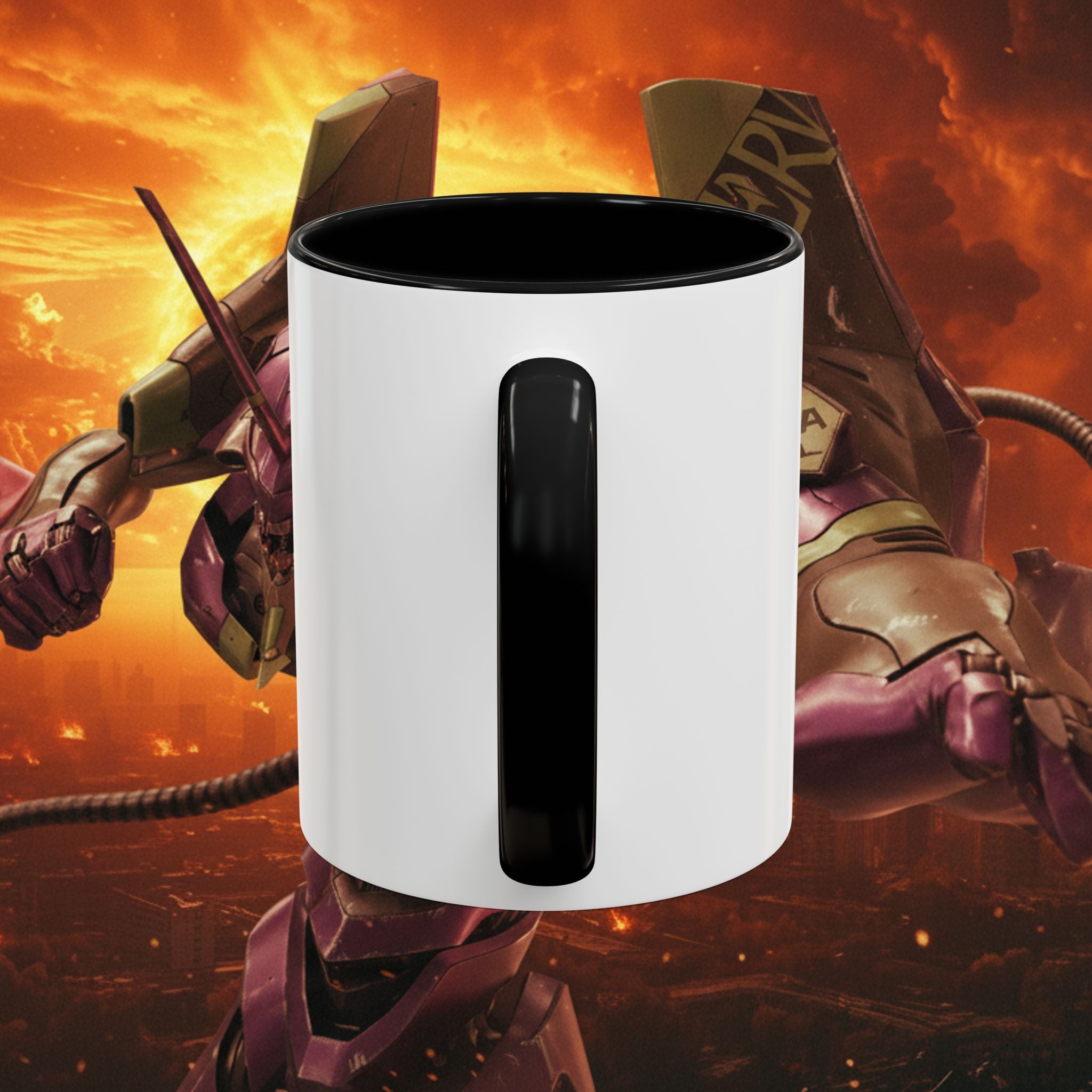 Evangelion Unit-01 Mecha Coffee Mug — Anime Pilot Accent Mug (11/15oz) - EVA 1 - Neon Genesis Evangelion