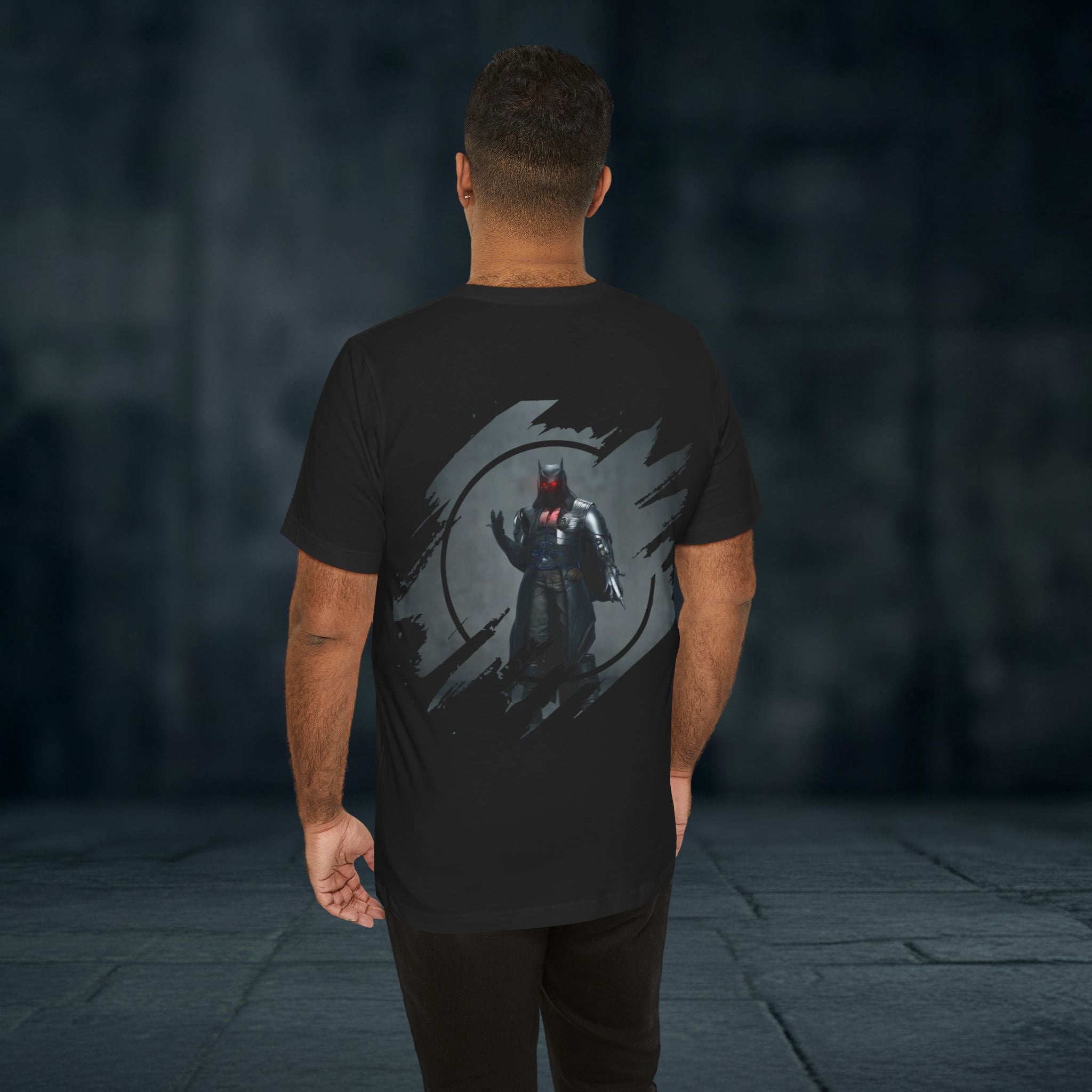 My Creed Graphic Tee — Dark Knight Sci‑Fi Illustration T‑Shirt