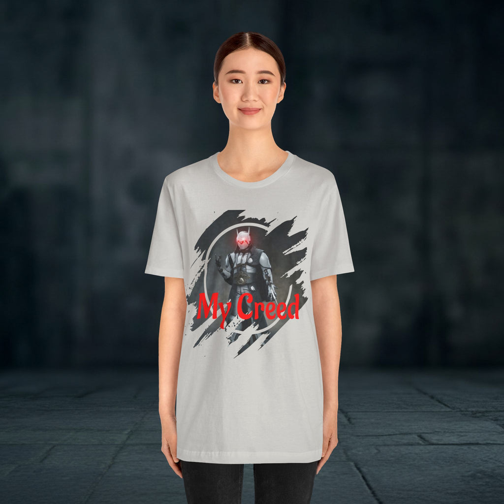 My Creed T-Shirt — Dark Knight Sci‑Fi Graphic Tee