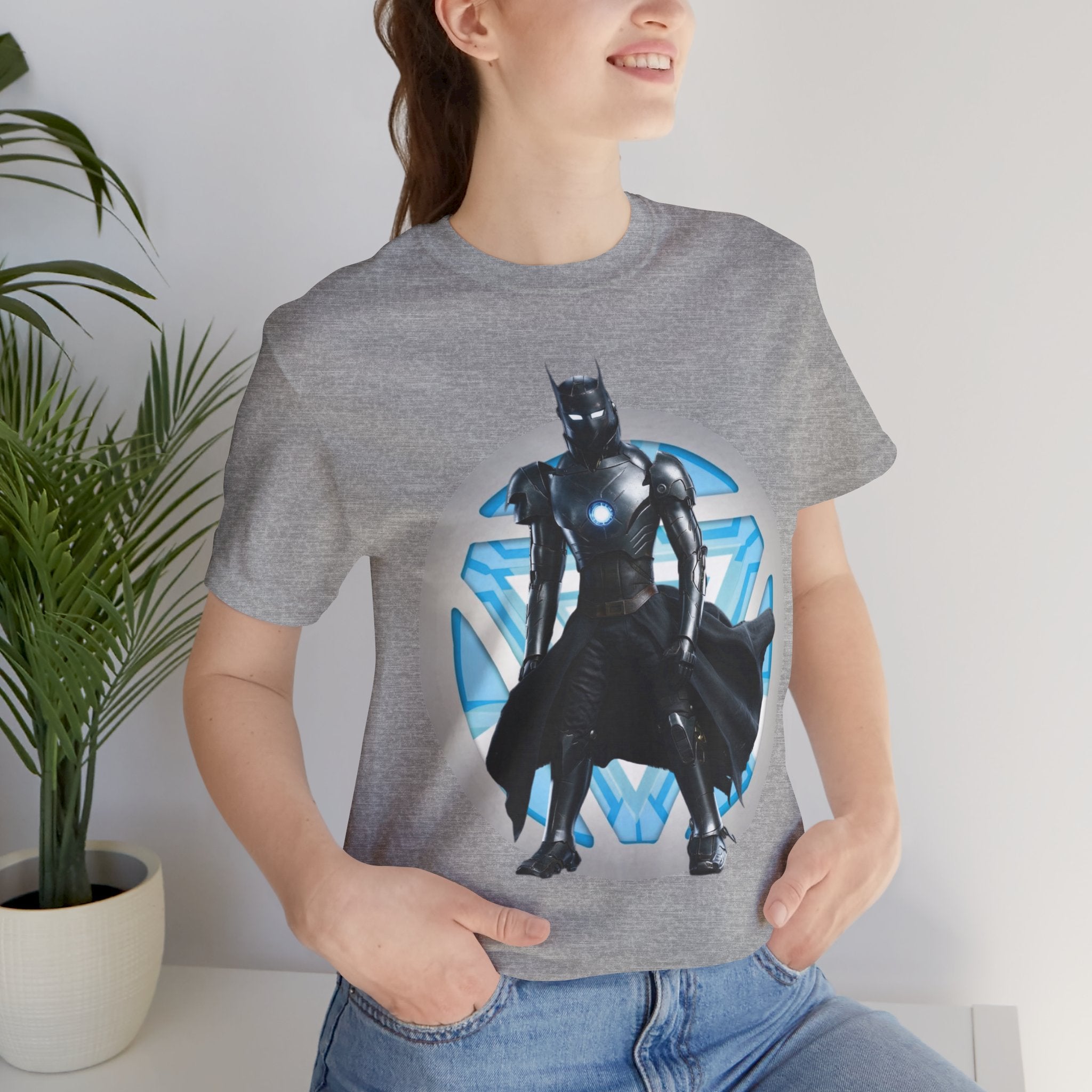 Batman Armor Graphic Tee – Futuristic Superhero T-Shirt - IRONMAN