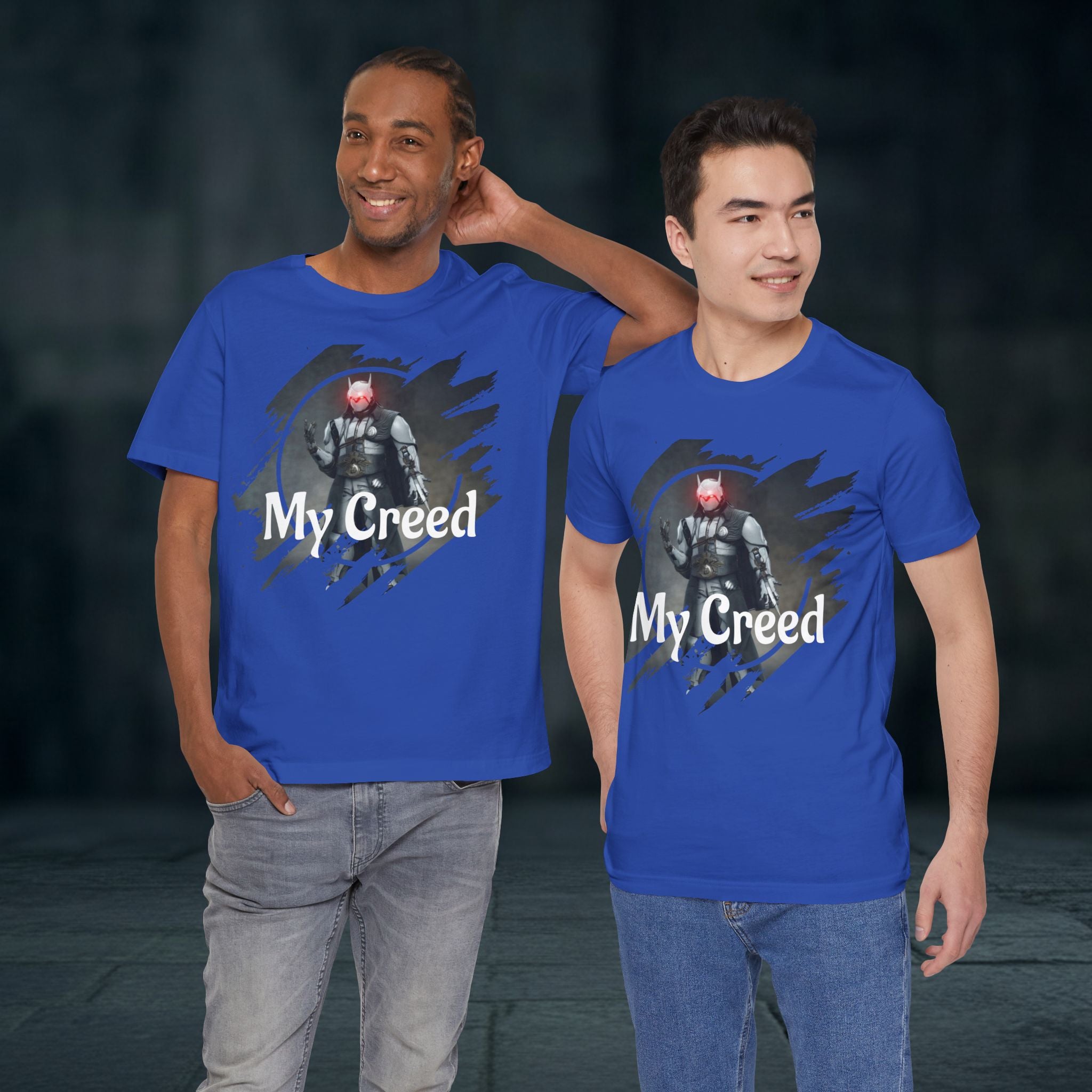 My Creed T-Shirt — Dark Knight Sci‑Fi Graphic Tee