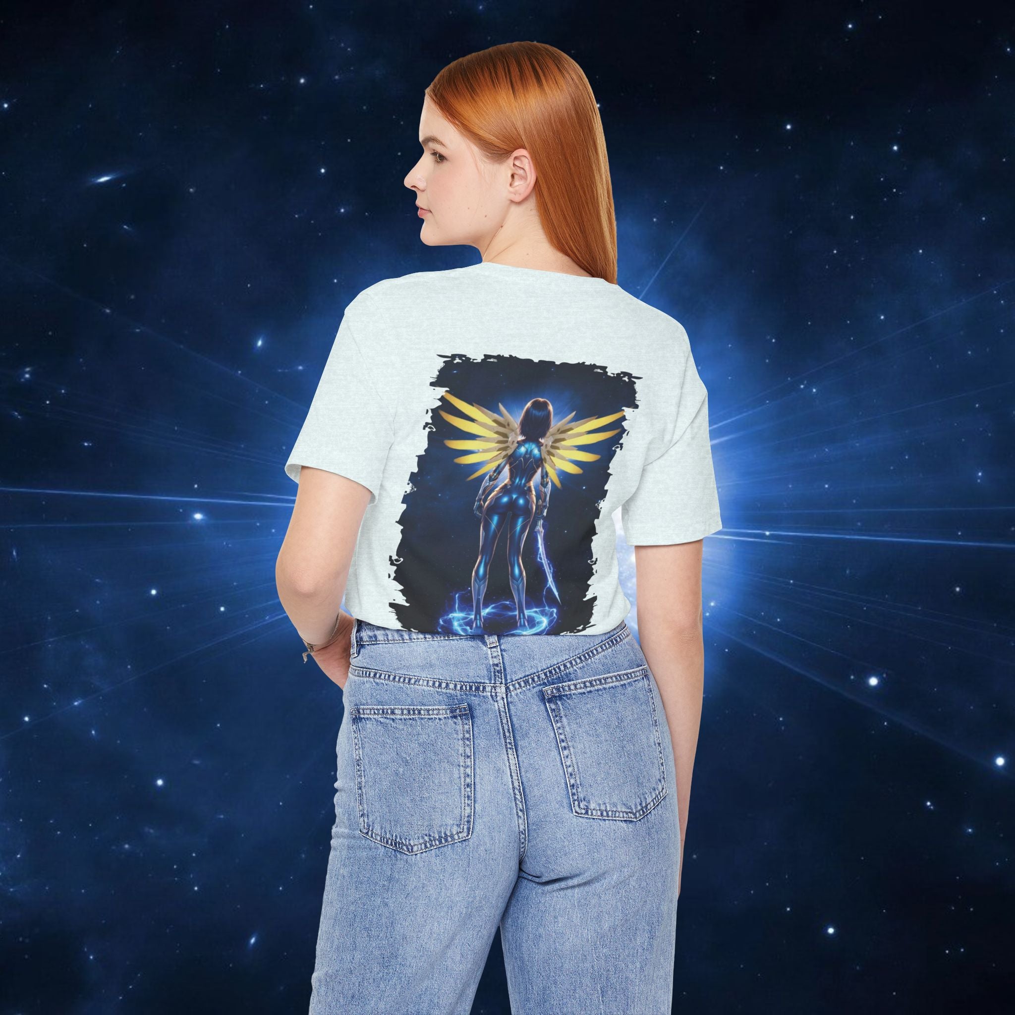 Angel Warrior Tee — "Perfect Angel" Fantasy Wings Graphic T-Shirt - alita battle angel