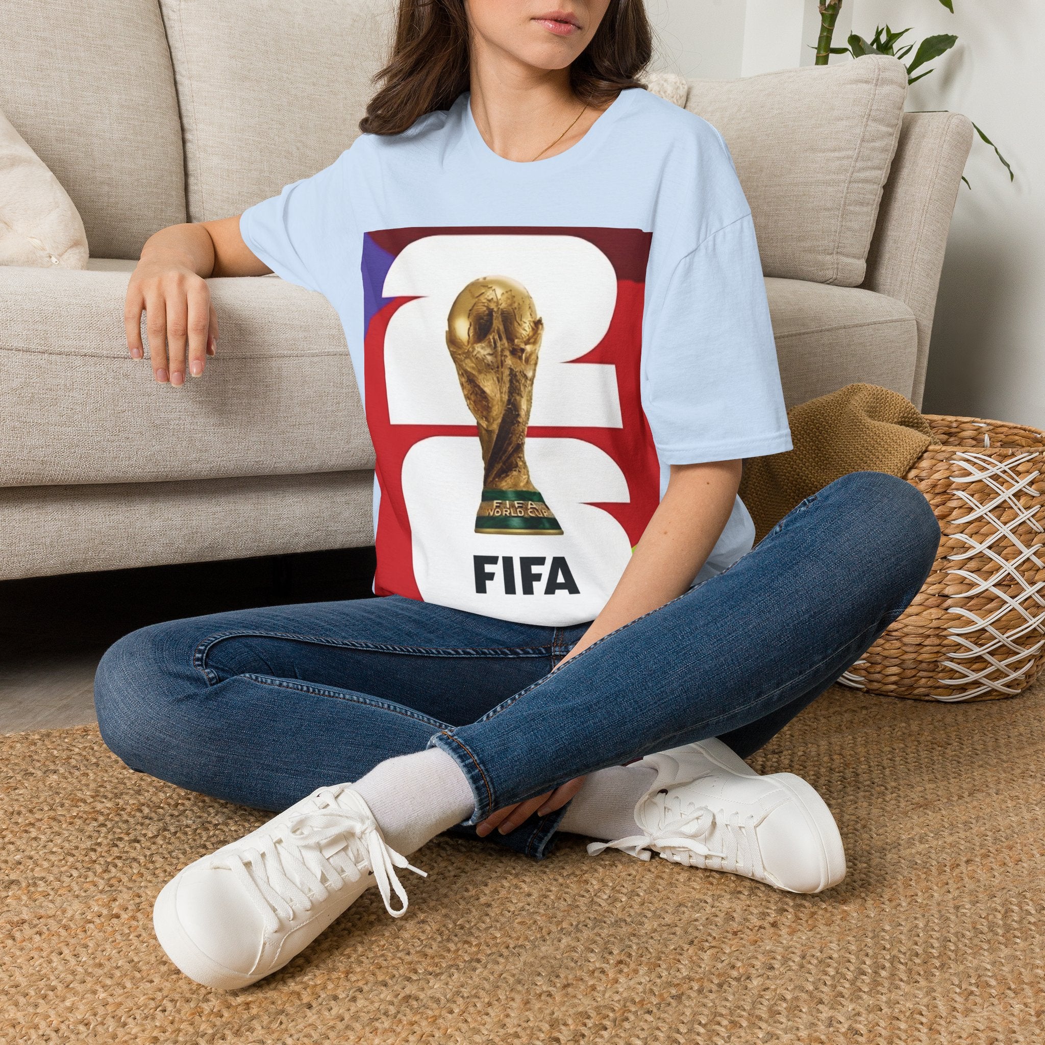 World Cup Trophy T-Shirt — FIFA Gold Cup Retro Soccer Tee 2026