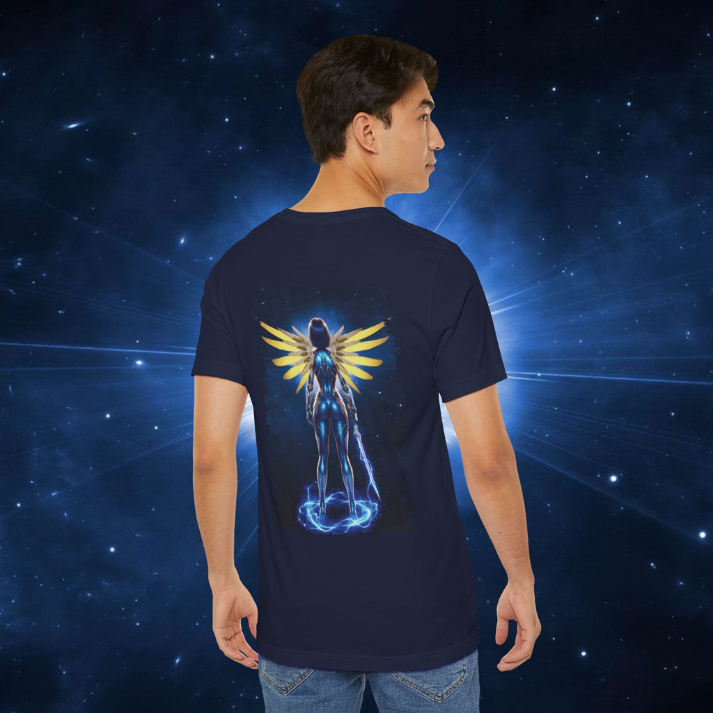 Angel Warrior Tee — "Perfect Angel" Fantasy Wings Graphic T-Shirt - alita battle angel