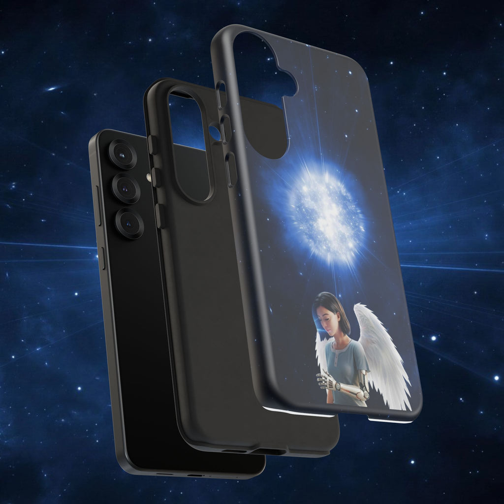 Angel Wings Galaxy Phone Case — Cosmic Light Protective Case ALITA BATTLE ANGEL