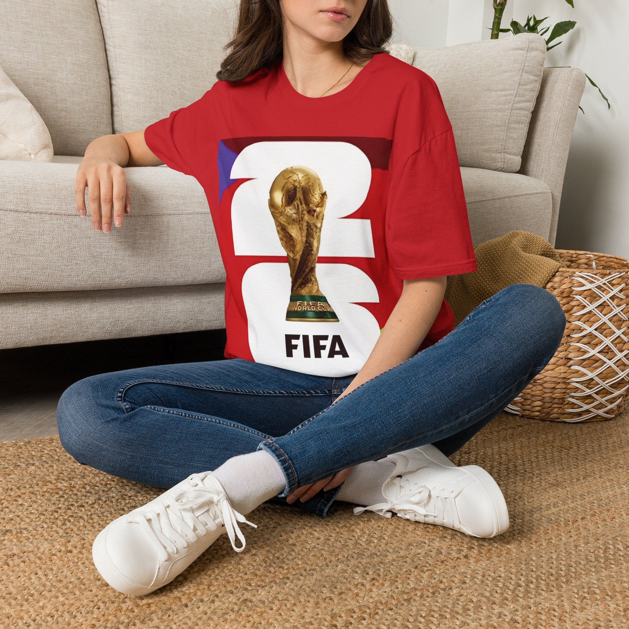 World Cup Trophy T-Shirt — FIFA Gold Cup Retro Soccer Tee 2026