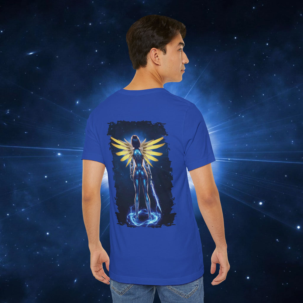 Angel Warrior Tee — "Perfect Angel" Fantasy Wings Graphic T-Shirt - alita battle angel