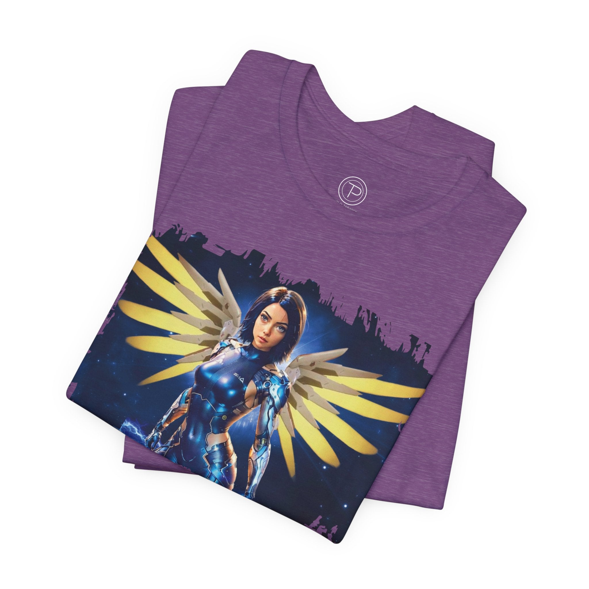 Angel Warrior Tee — "Perfect Angel" Fantasy Wings Graphic T-Shirt - alita battle angel