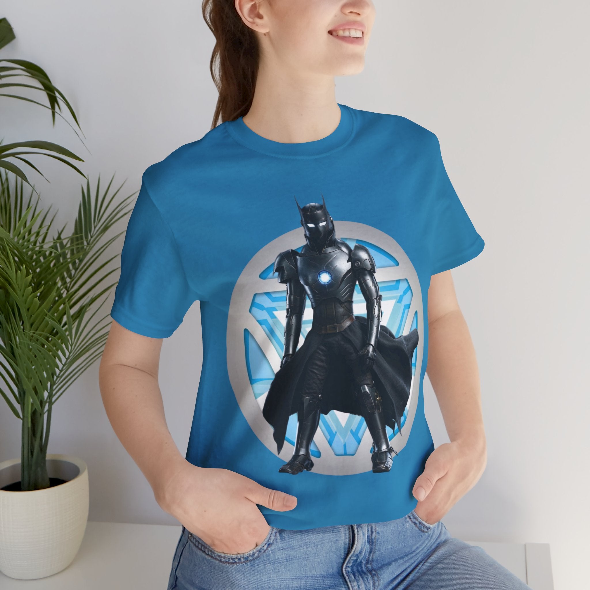 Batman Armor Graphic Tee – Futuristic Superhero T-Shirt - IRONMAN