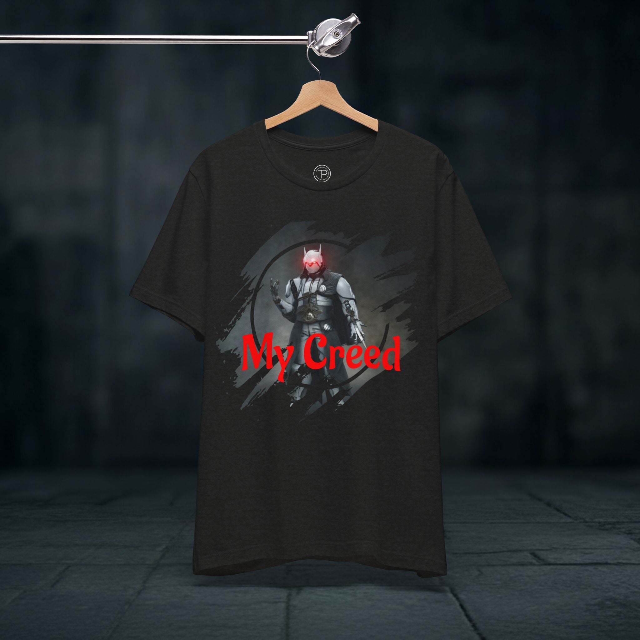 My Creed T-Shirt — Dark Knight Sci‑Fi Graphic Tee
