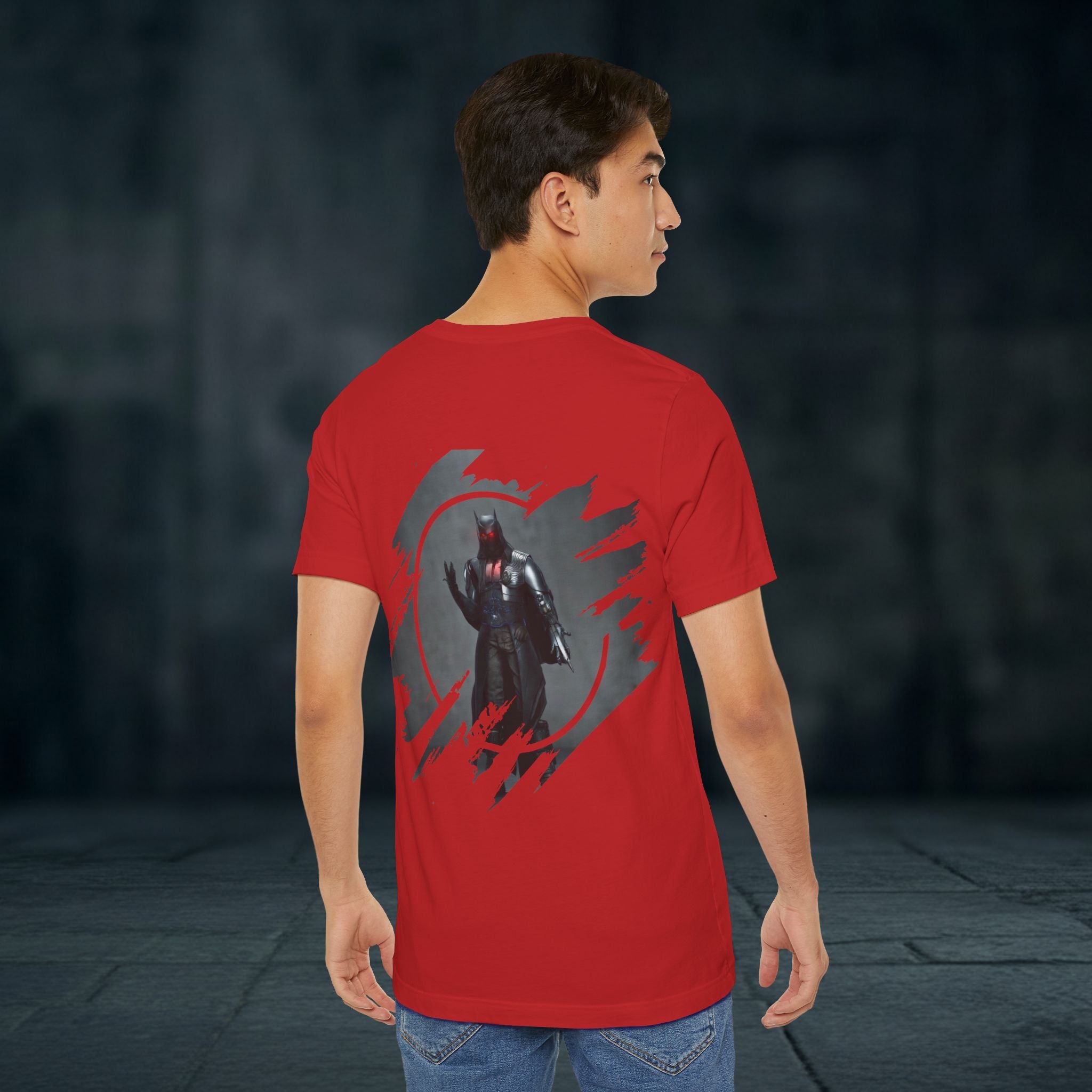 My Creed Graphic Tee — Dark Knight Sci‑Fi Illustration T‑Shirt