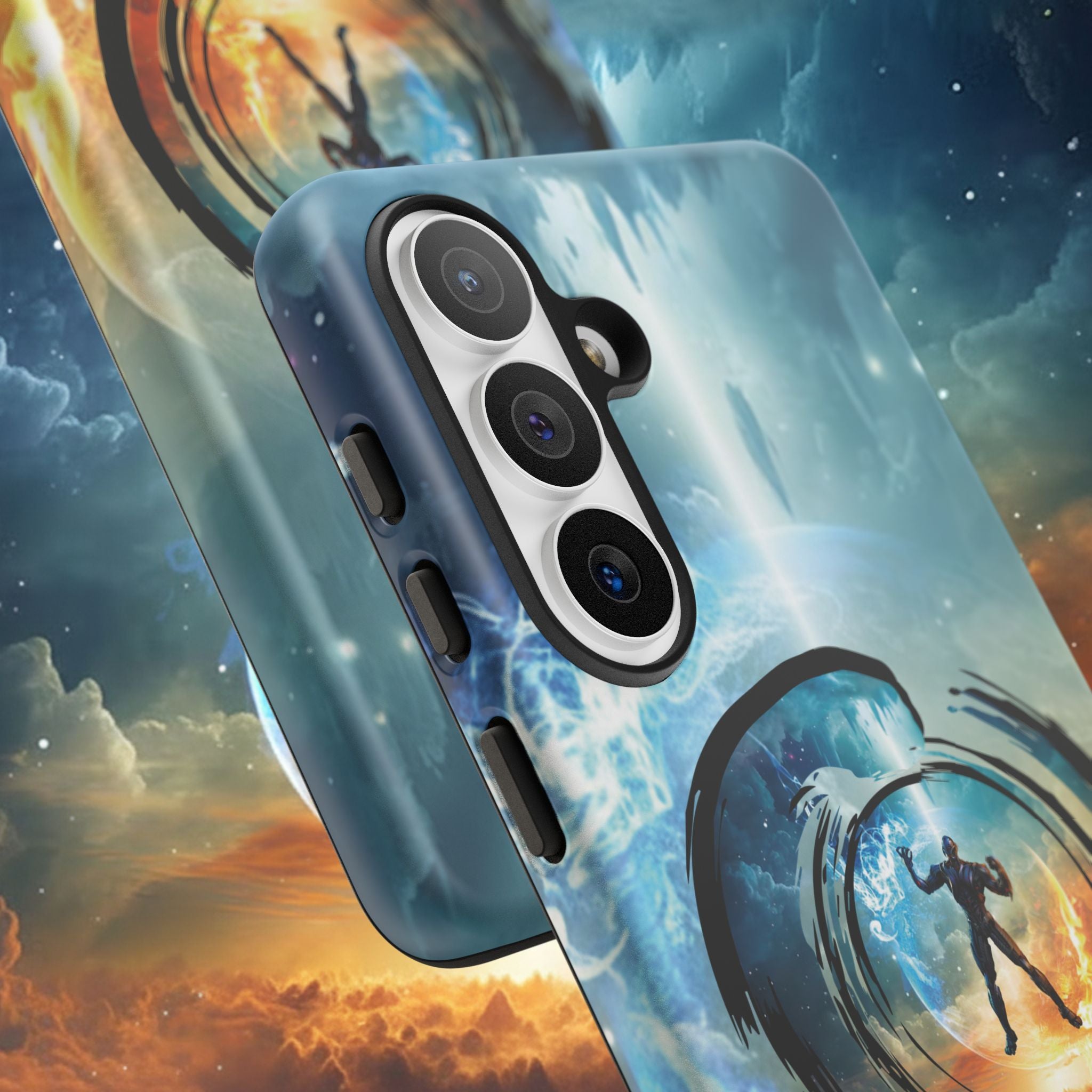 Phone Case — Elemental Warrior Fire & Ice Protective Tough Case - Ultron