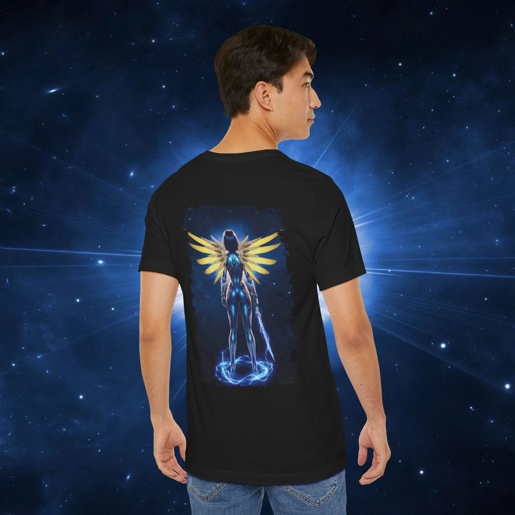 Angel Warrior Tee — "Perfect Angel" Fantasy Wings Graphic T-Shirt - alita battle angel