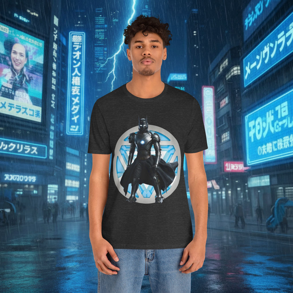 Batman Armor Graphic Tee – Futuristic Superhero T-Shirt - IRONMAN