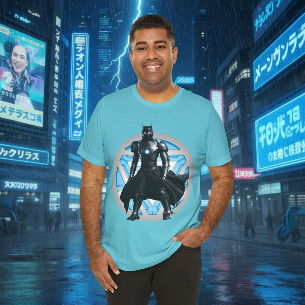 Batman Armor Graphic Tee – Futuristic Superhero T-Shirt - IRONMAN