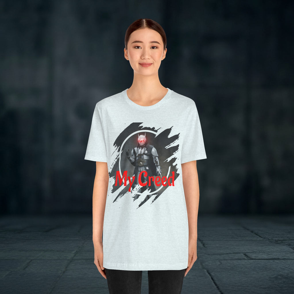 My Creed T-Shirt — Dark Knight Sci‑Fi Graphic Tee