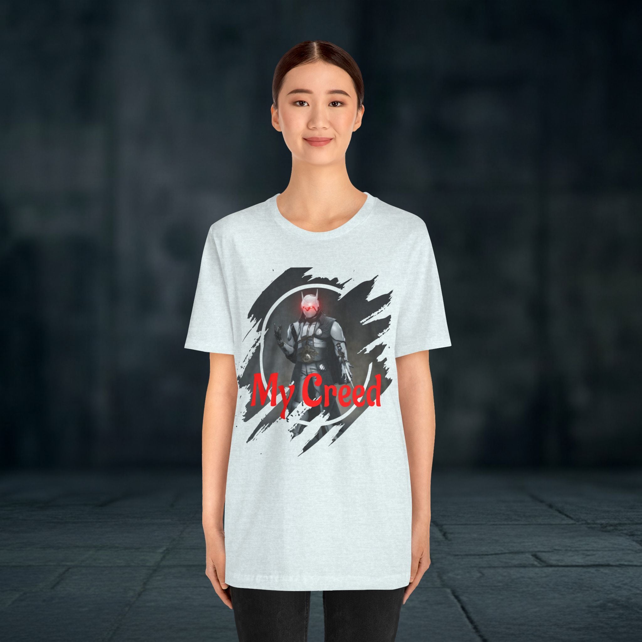 My Creed T-Shirt — Dark Knight Sci‑Fi Graphic Tee