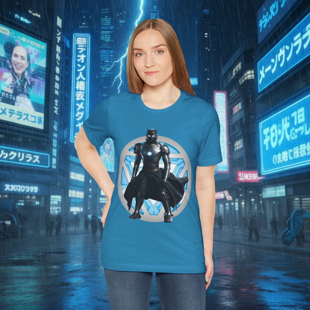 Batman Armor Graphic Tee – Futuristic Superhero T-Shirt - IRONMAN