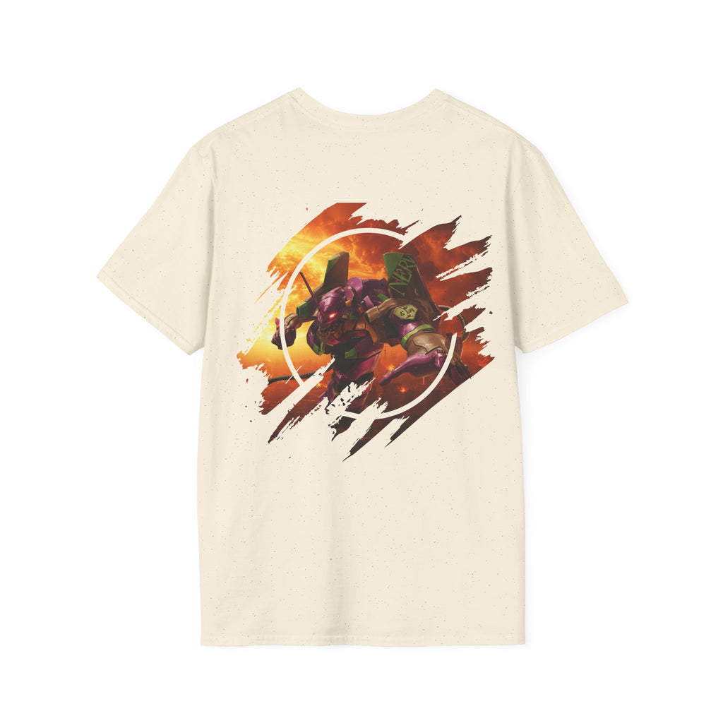 Only One Hit T-Shirt — Gamer Mech Battle Tee - EVA 1 - Neon Genesis Evangelion