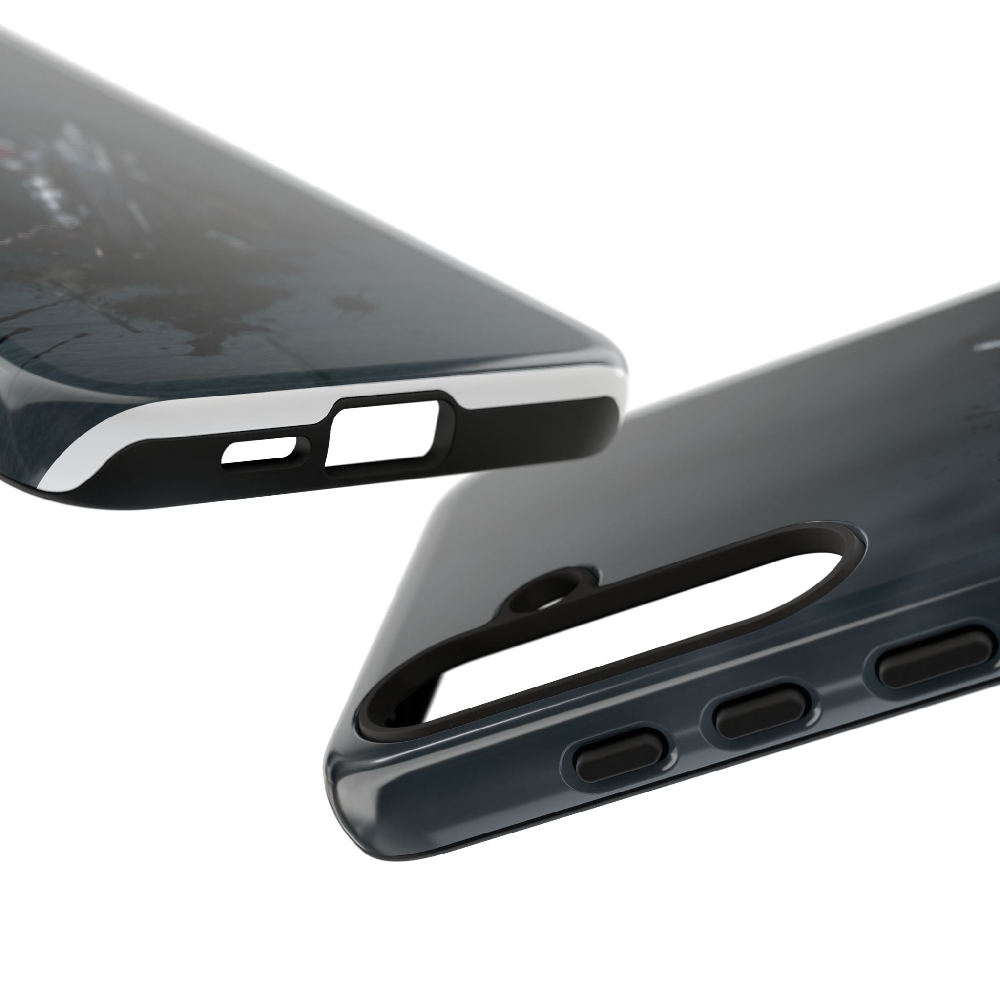 Tough Cases: Dark Cyber Soldier Phone Case — Rugged Sci‑Fi Armor Design
