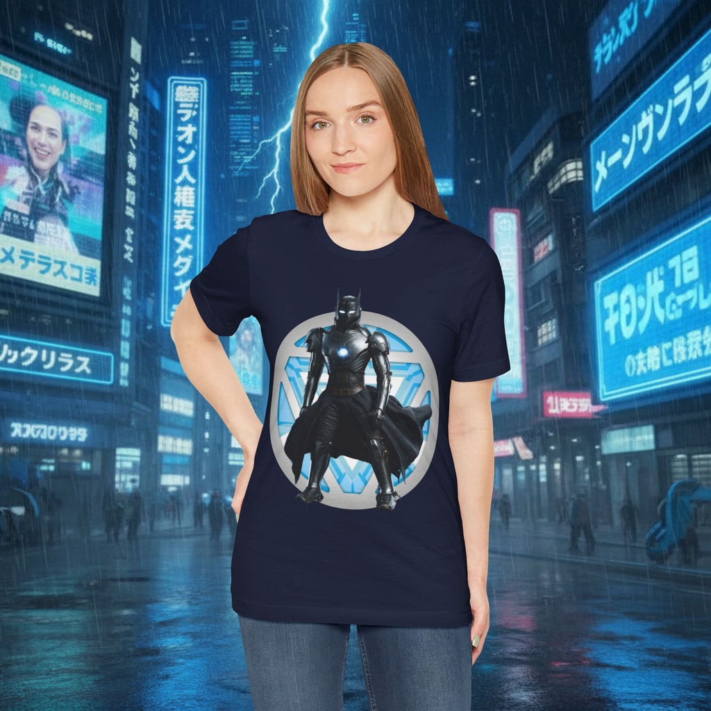 Batman Armor Graphic Tee – Futuristic Superhero T-Shirt - IRONMAN