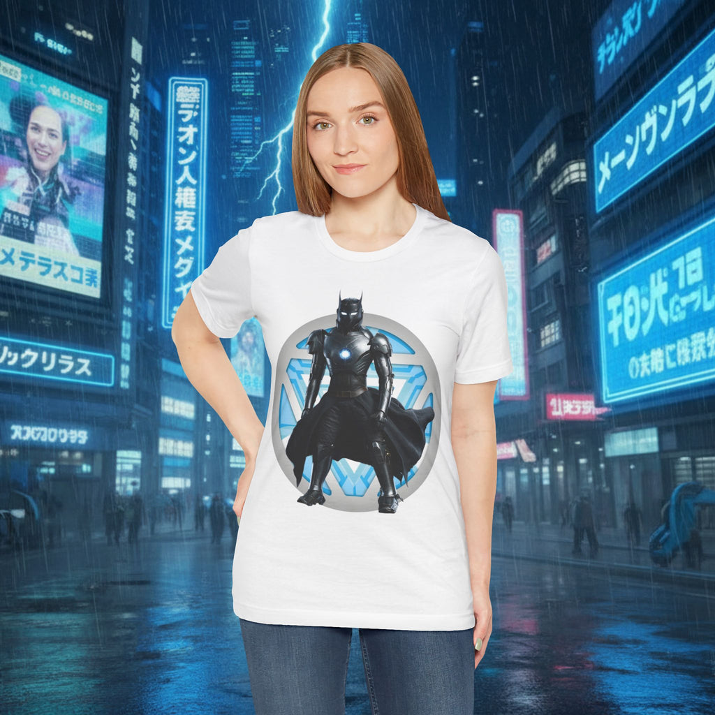 Batman Armor Graphic Tee – Futuristic Superhero T-Shirt - IRONMAN