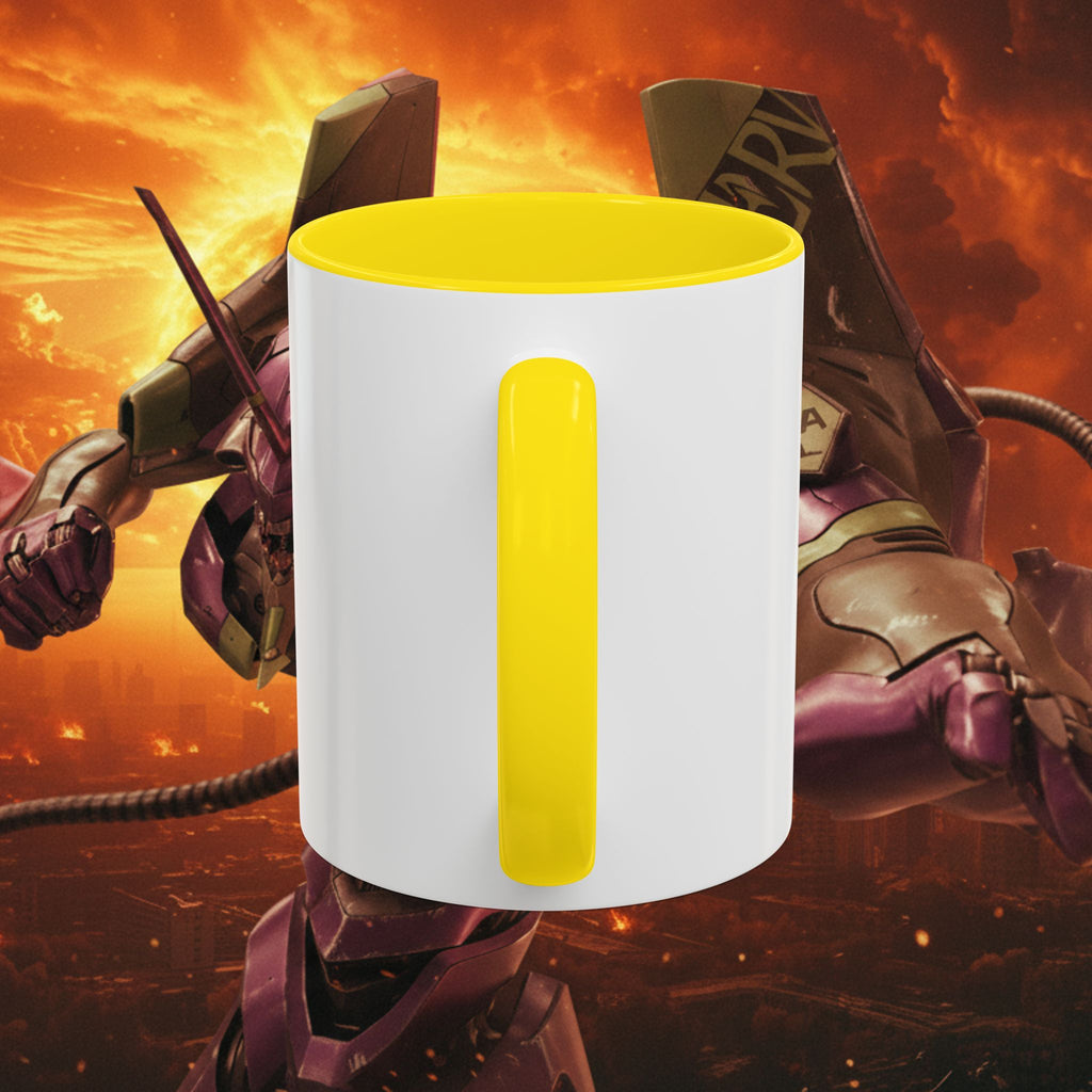 Evangelion Unit-01 Mecha Coffee Mug — Anime Pilot Accent Mug (11/15oz) - EVA 1 - Neon Genesis Evangelion