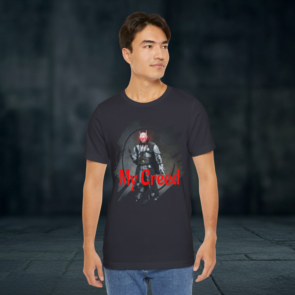 My Creed T-Shirt — Dark Knight Sci‑Fi Graphic Tee