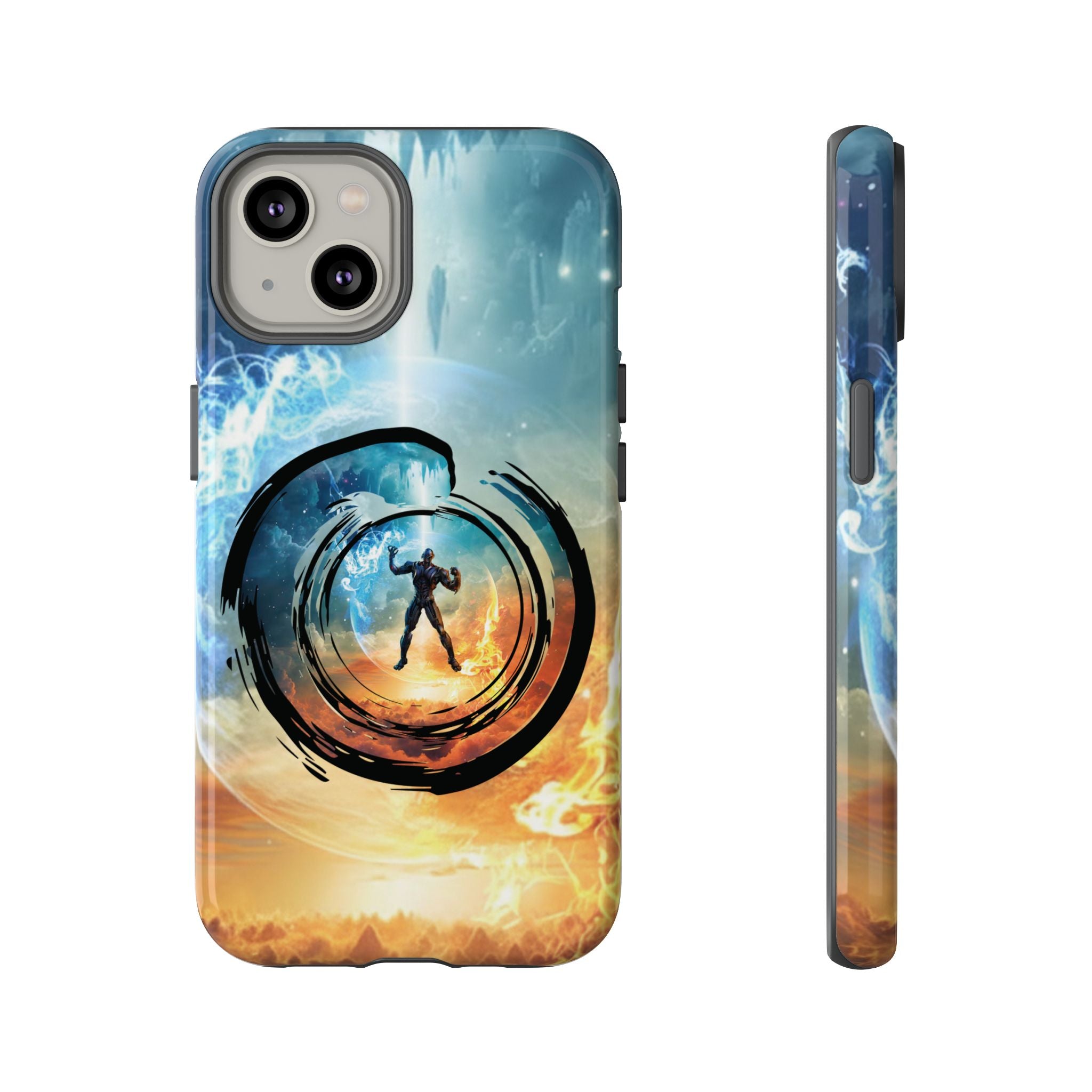 Phone Case — Elemental Warrior Fire & Ice Protective Tough Case - Ultron