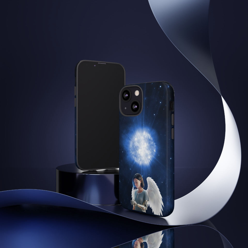 Angel Wings Galaxy Phone Case — Cosmic Light Protective Case ALITA BATTLE ANGEL