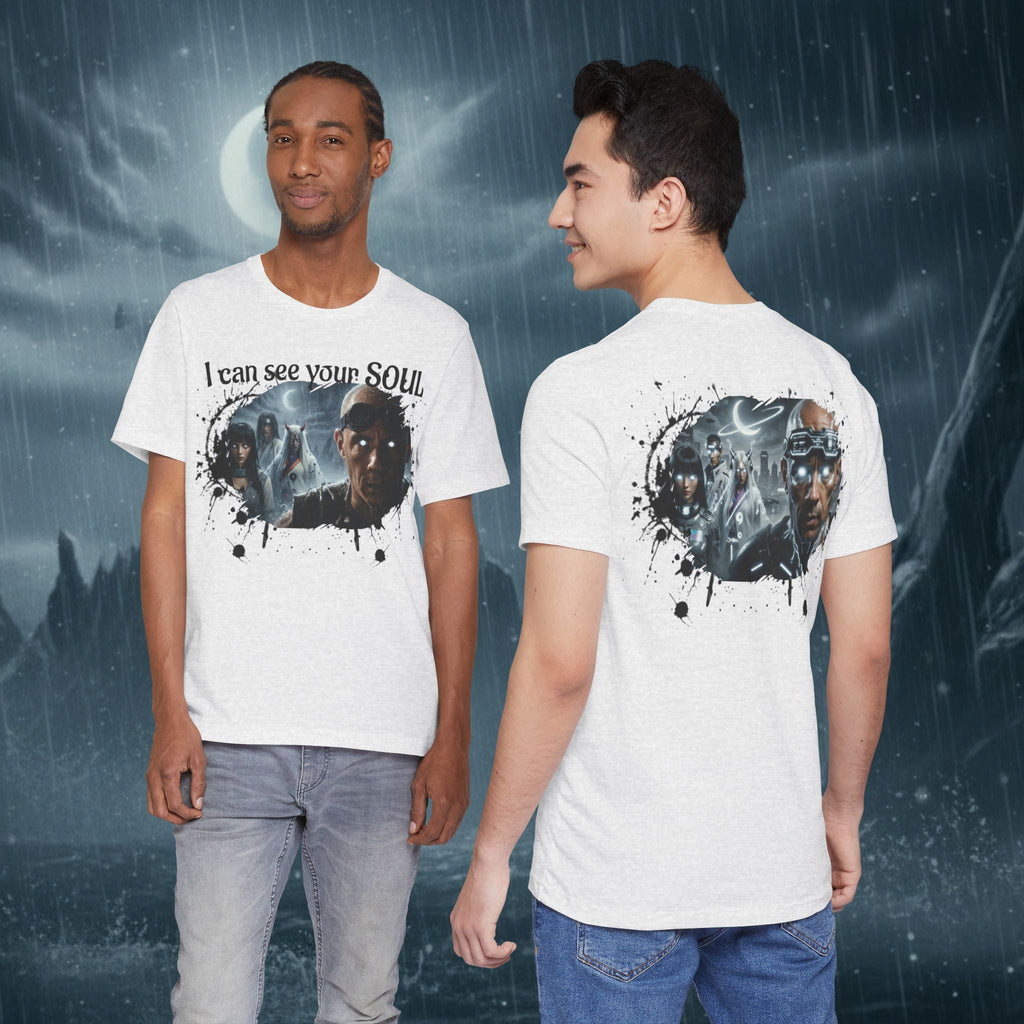 I Can See Your Soul T-Shirt — Gothic Horror Movie Graphic Tee - Byakugan Family and Riddick