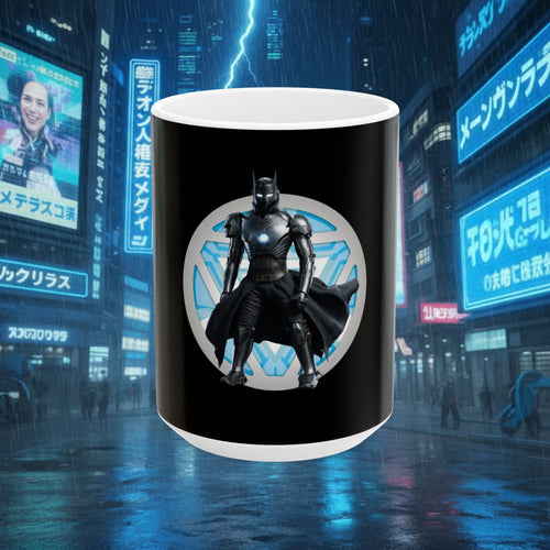 Batman Iron Suit Ceramic Mug – Superhero Coffee Cup (11oz/15oz) -IRONMAN