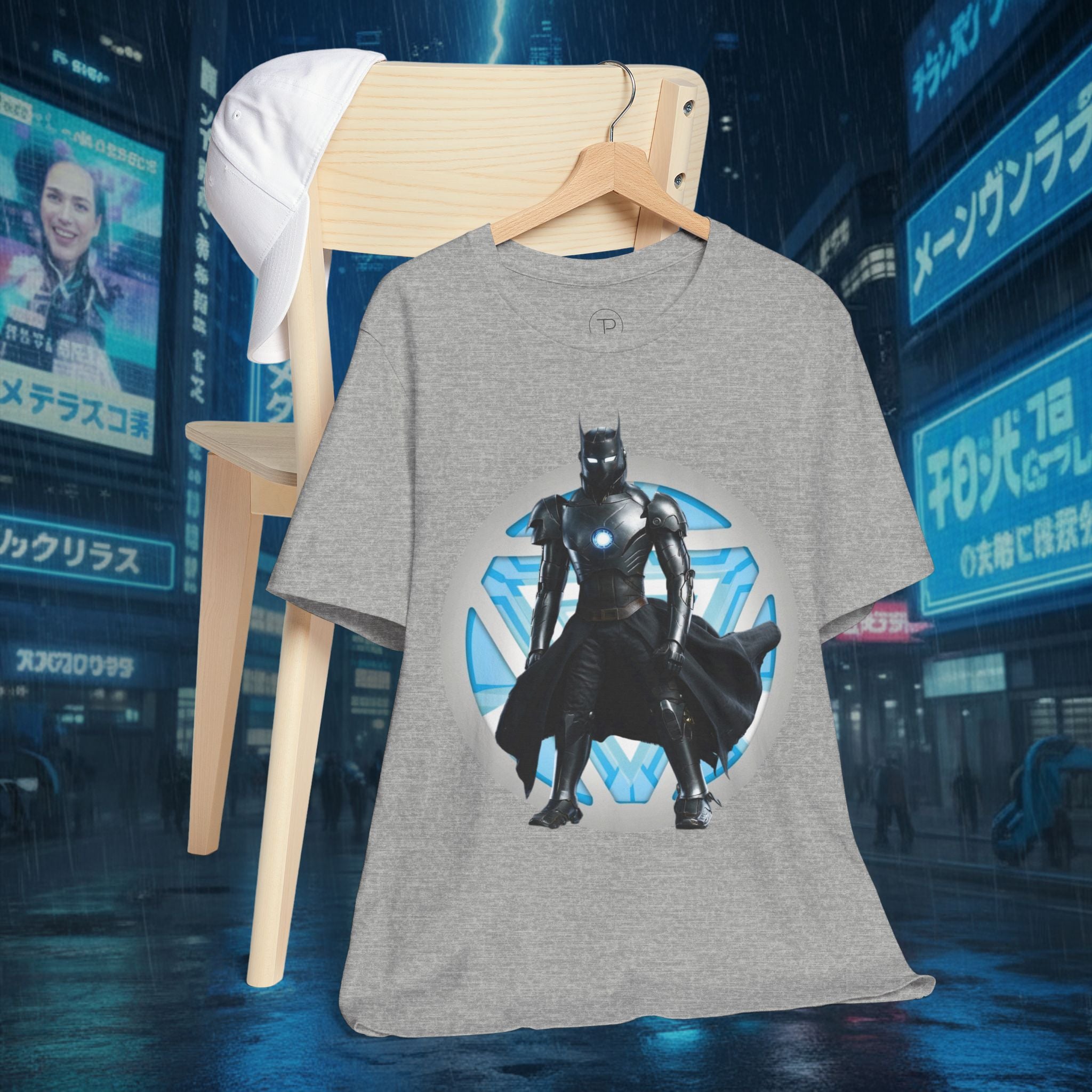 Batman Armor Graphic Tee – Futuristic Superhero T-Shirt - IRONMAN