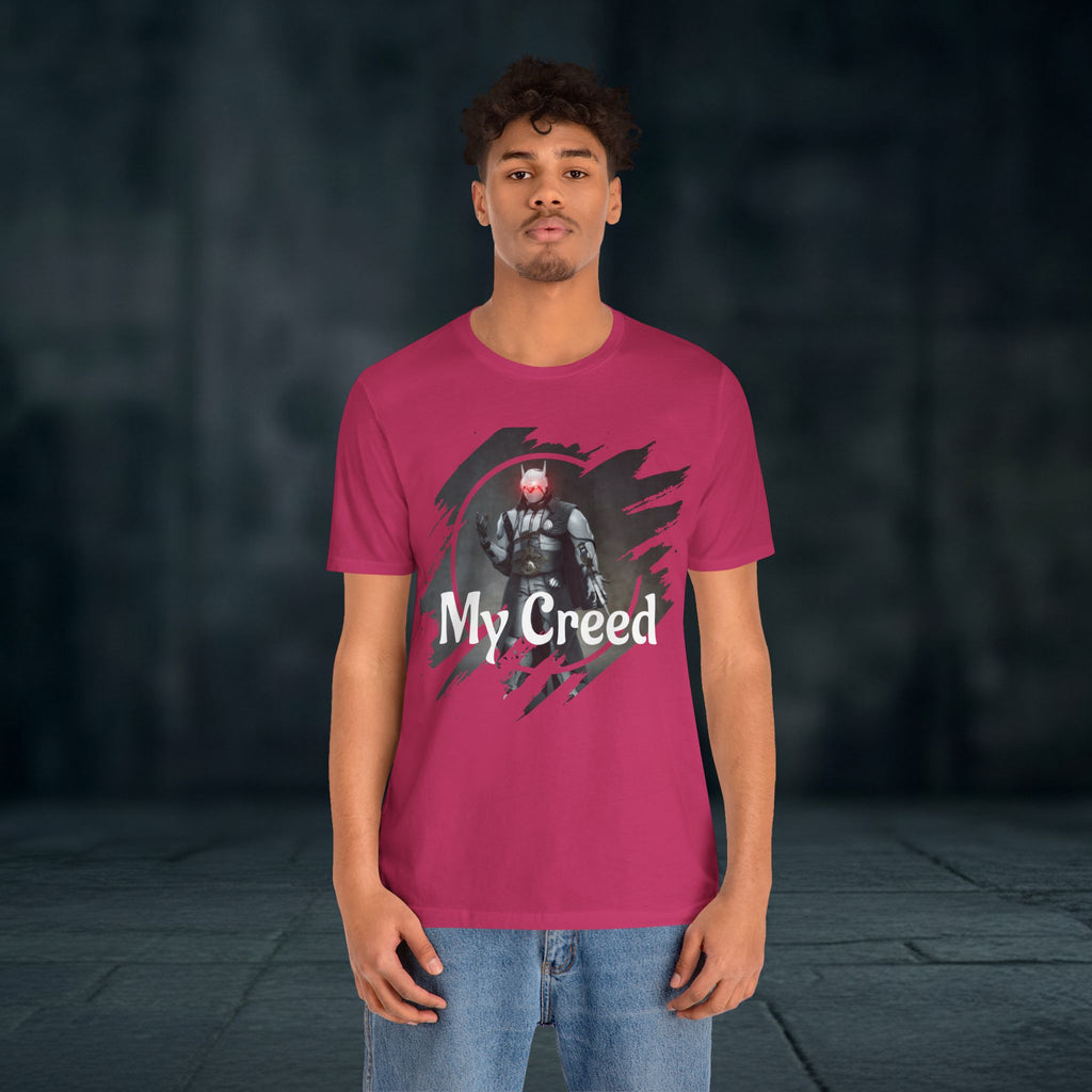 My Creed T-Shirt — Dark Knight Sci‑Fi Graphic Tee