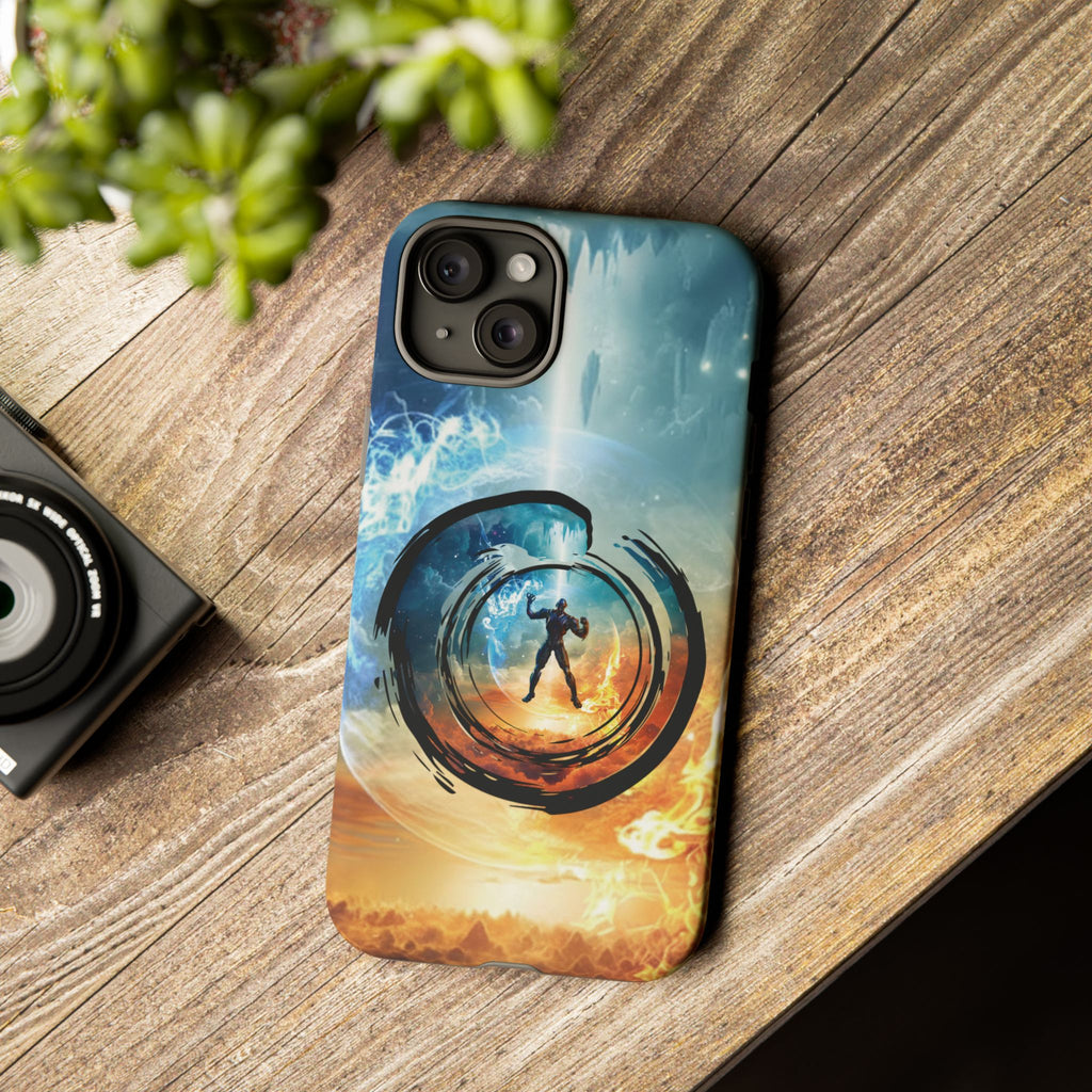 Phone Case — Elemental Warrior Fire & Ice Protective Tough Case - Ultron