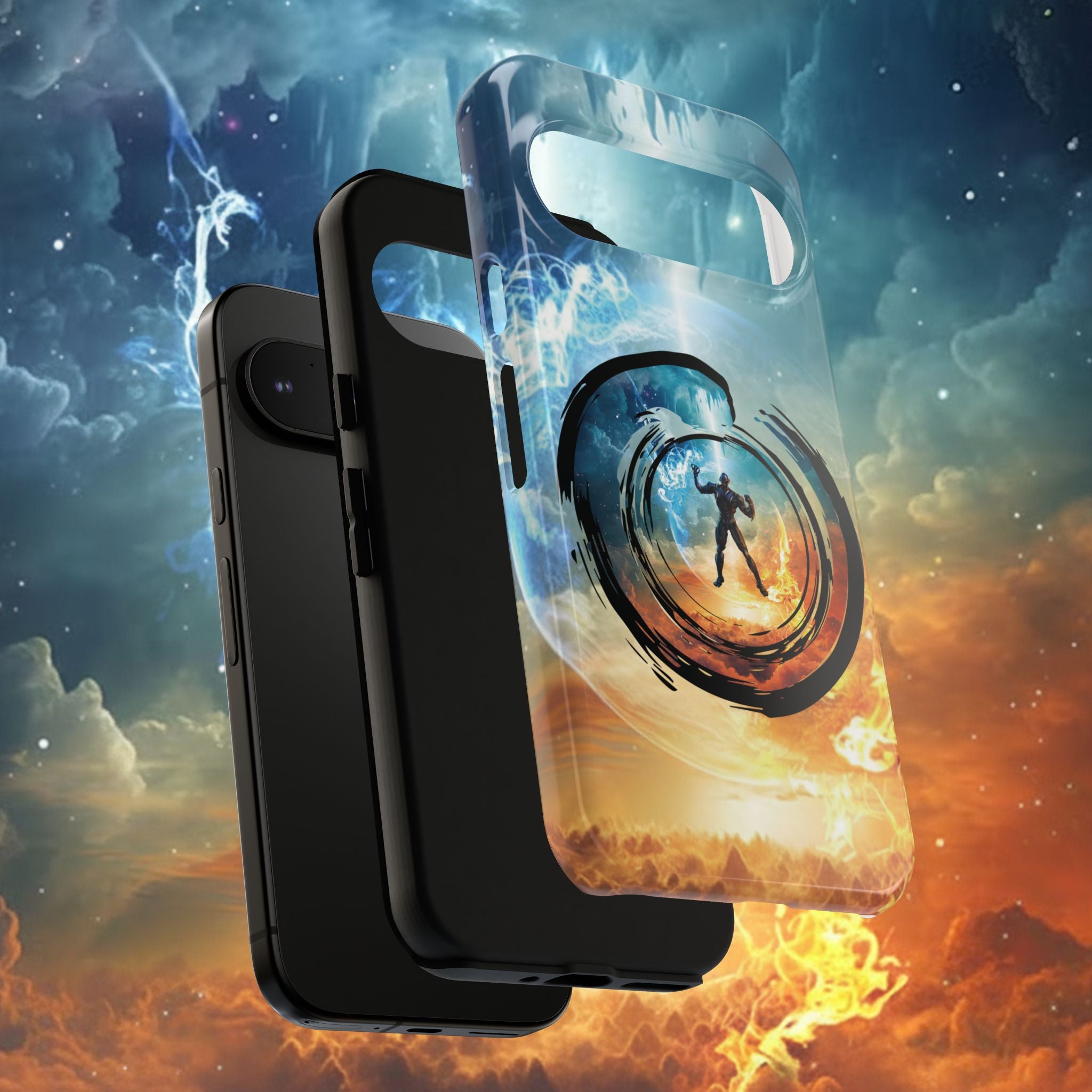 Phone Case — Elemental Warrior Fire & Ice Protective Tough Case - Ultron