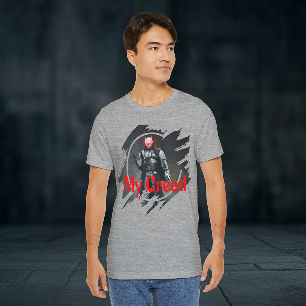 My Creed T-Shirt — Dark Knight Sci‑Fi Graphic Tee