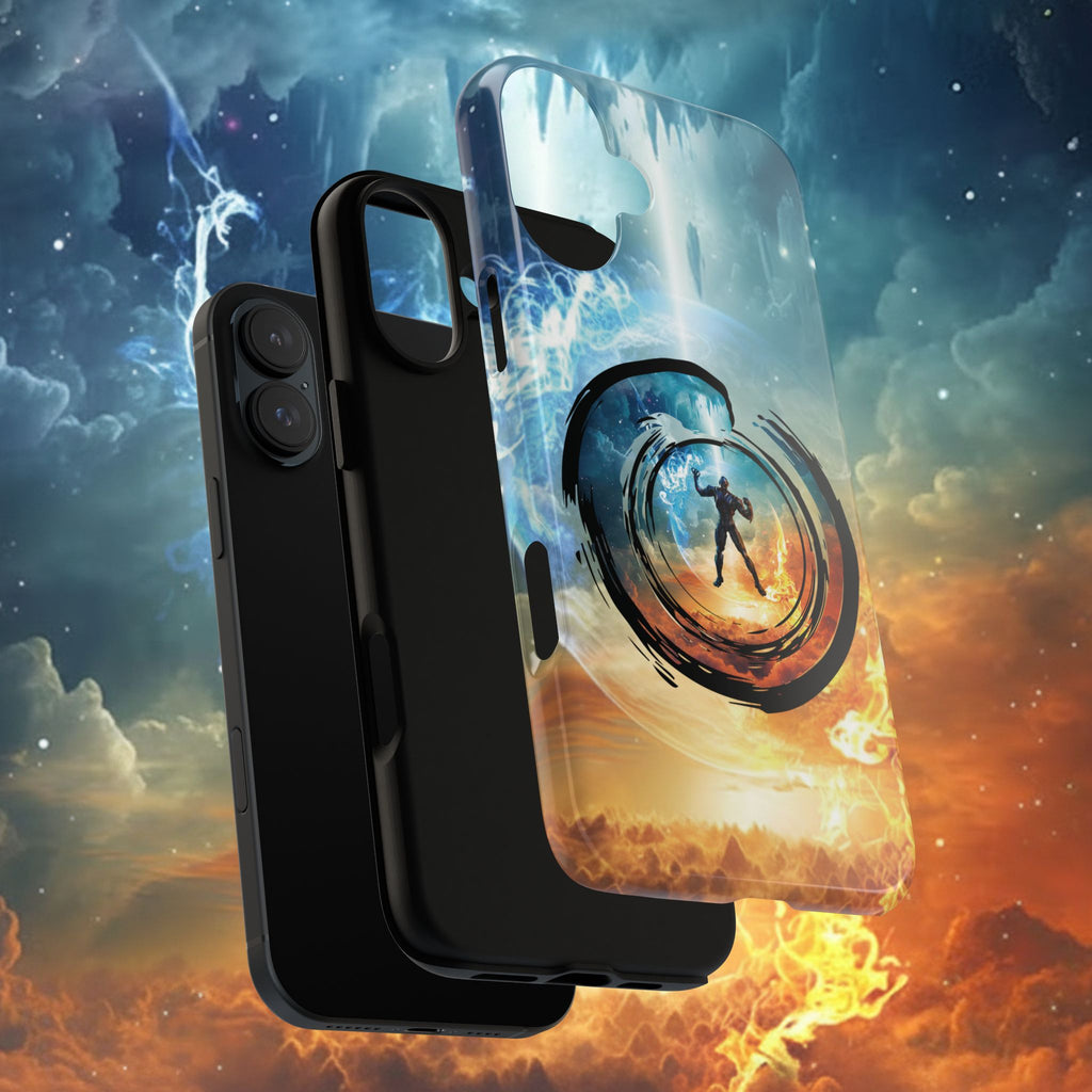 Phone Case — Elemental Warrior Fire & Ice Protective Tough Case - Ultron
