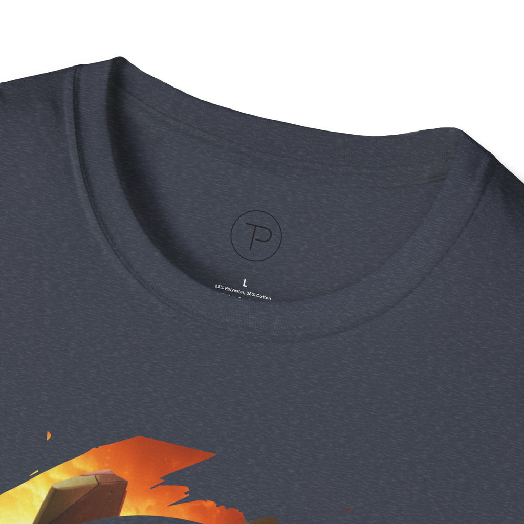 Only One Hit T-Shirt — Gamer Mech Battle Tee - EVA 1 - Neon Genesis Evangelion