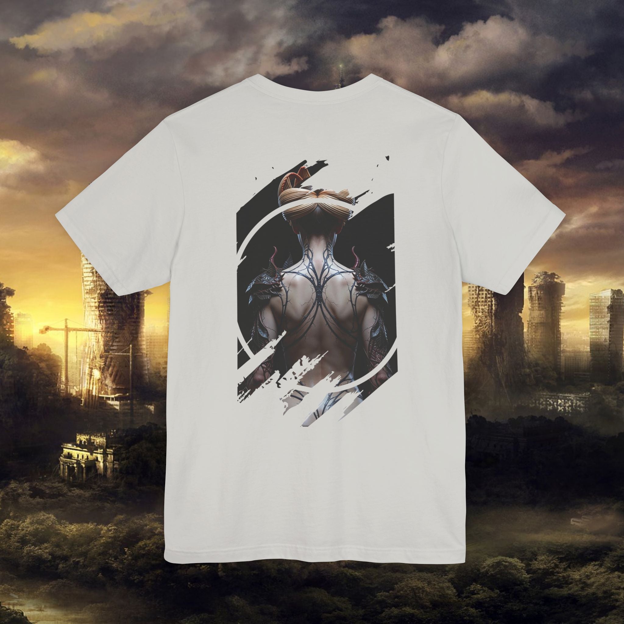 Dark Sorceress T‑Shirt — Fantasy Magic Witch Tee with Fiery Heart - Alexia Ashford