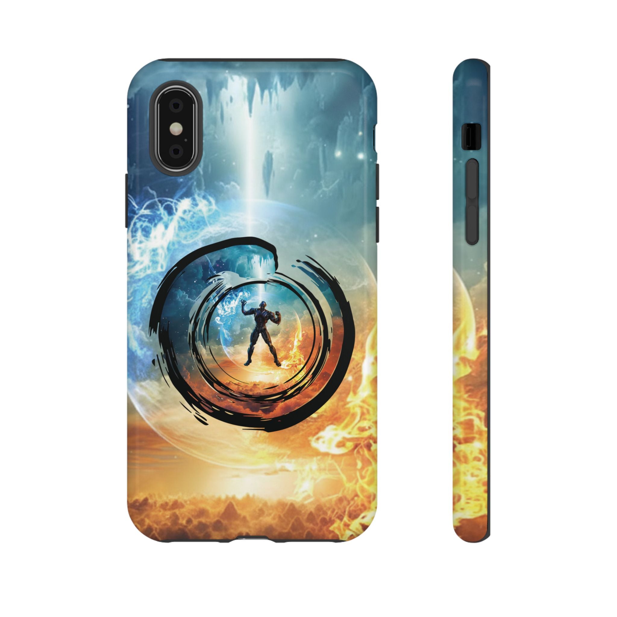 Phone Case — Elemental Warrior Fire & Ice Protective Tough Case - Ultron