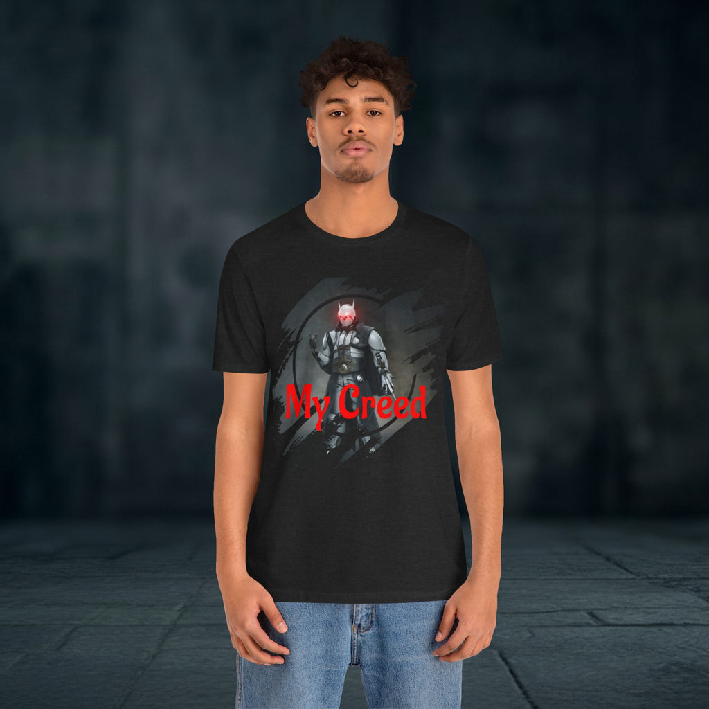 My Creed T-Shirt — Dark Knight Sci‑Fi Graphic Tee