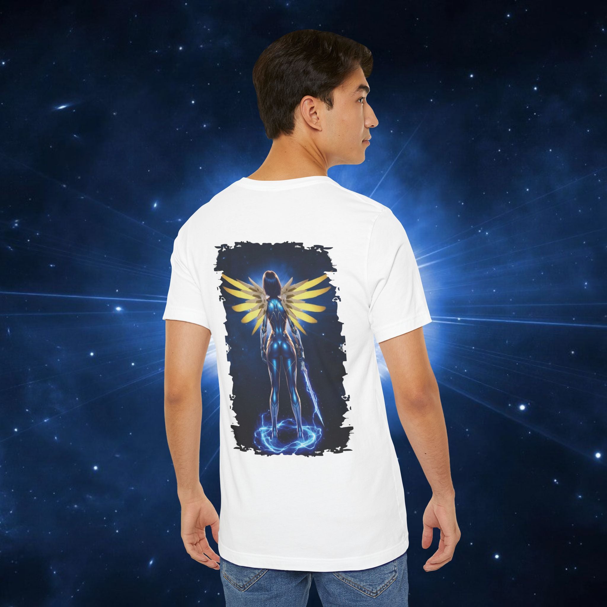 Angel Warrior Tee — "Perfect Angel" Fantasy Wings Graphic T-Shirt - alita battle angel
