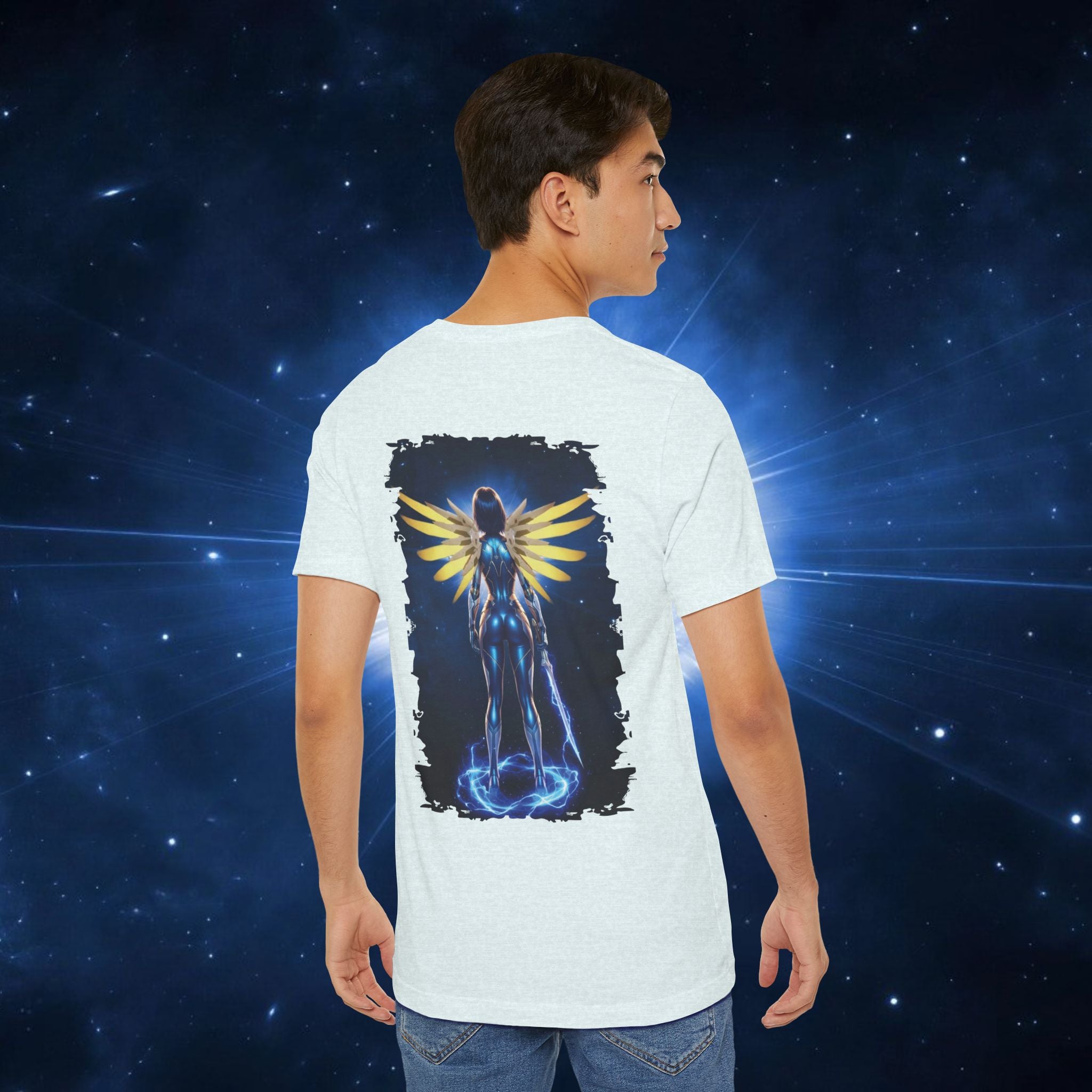 Angel Warrior Tee — "Perfect Angel" Fantasy Wings Graphic T-Shirt - alita battle angel